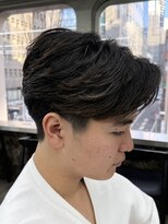 ニコ トウキョウ ロジック(nico TOKYO Logic)&nbsp;メンズセンターパートニュアンスパーマフェザーパーマ