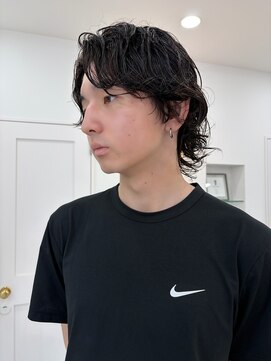 スヴニール(souvenir) メンズウルフ　ウルフパーマ　メンズパーマ