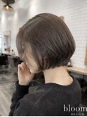 【bloom】時短で決まるマッシュショート☆ハニーベージュ