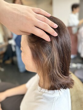 ポタム 東中野(potamu) ブリーチ無し イヤリングカラー