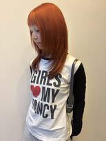 ロックス バイ マグ 松本(rocks BY MAG)&nbsp;大人可愛いハッシュウルフ×オレンジカラー◎レイヤー