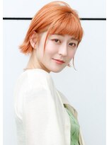 トリコ ショップアンドヘアサロン(tricot shop hair salon) 小顔イメチェン切りっぱなし耳掛けボブ☆