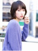 大人ミディアム髪型【20代30代40代】ストレートパーマ