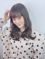 アンブル リュクス 池袋(amble luxe)&nbsp;ダークチョコレートシースルーバンクセミロング