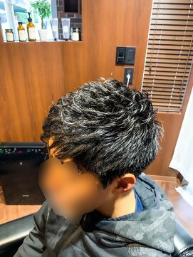 ブルズカット(BULLS CUT) ショートアップパーマ　【葛西/西葛西/メンズ美容室】