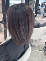 ★岡田有加★20代30代/大人きれいな丸みレイヤーボブ