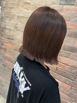 グッドネイバーズ 水戸(GOOD NEIGHBORS グッドネイバーズ) ぱつっとボブ×ピンクブラウン