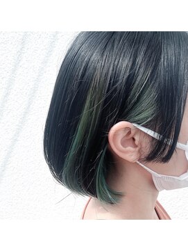 ファヴォリ(favori) 【favori自由が丘】ボブ×モスグリーン