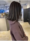 大人コントラスト ハイライト_ダークモカブラウン_