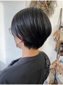 ダークグレージュハンサムショート
