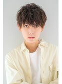 ツイストスパイラル束感ショートツーブロックマッシュ