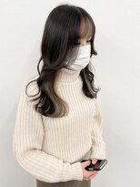 リトバイプティパ(Lit by petit-pas) フェイスフレーミングカラー☆イヤリングカラーミルクティー