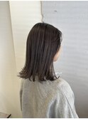 グレージュ透明感カラー