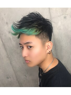 クオル 立川(QOL) デザインカラー ジェットモヒカン ニュアンスパーマ ツイスパ