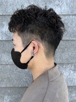 ニアウ 伊勢崎連取店(Niau)&nbsp;メンズマッシュフェードパーマツイストスパイラルパーマ