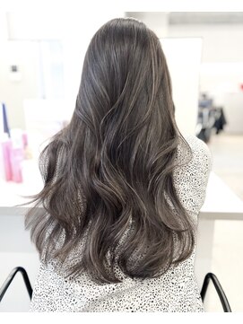 ジルブラン(JIL BLAN) ハイライトバレイヤージュダブルカラー20代30代40代グレージュ