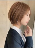 伸ばしても可愛いボブっぽショートで垢抜けヘア