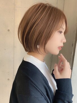 ロンド クラン 岡崎(Lond Clan) 伸ばしても可愛いボブっぽショートで垢抜けヘア