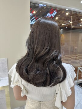 シェノン サントル(CHAINON CENTRE) 前髪/マチルダボブ/ピンクベージュ/インナーグレージュ