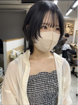 サンド 鹿児島中央(sand) @sei___sandインナーカラー/ウルフカット/鹿児島中央駅