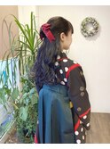 卒業式ヘアセット