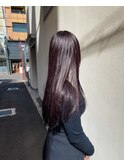 【髪質改善カラー】ラベンダーピンク