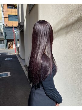 ノード(NODO) 【髪質改善カラー】ラベンダーピンク