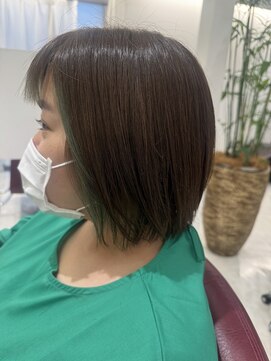 ヘアーアンドネイルサロン キララ(hair&nail salon KIRARA) 切りっぱなしボブ
