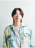 【LADHAIR】メンズセンターパートウルフ