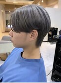 メンズシルバーグレー