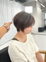 ジービージー(GBG)&nbsp;くびれショートボブ40代50代グレイカラー白髪染め白髪ぼかし