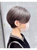 ショート×丸み×大人可愛い×前髪あり×横浜