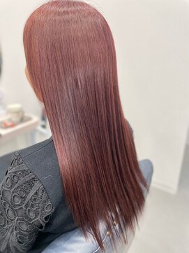 リノ(Lino) 縮毛矯正/ピンクベージュ/ツヤロング