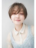 【GEEKS渋谷】スモーキーベージュ/春カラー/小顔/クールショート