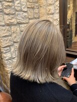 シャル 町田(shalu)&nbsp;ナチュラルボブ  ミルクティーベージュ