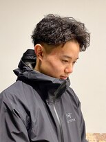 ヘアー アイス 御器所本店(HAIR ICI) 無造作メンズベリーショートメンズパーマスパイキーショート