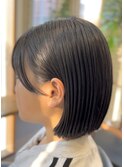 切りっぱなしボブ(中学生)