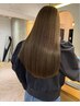 「うねりケア」カット＋コスメストレート(アイロンなし）+前処理トリートメン