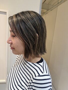 ルーム(room) ハイライト/切りっぱなしボブ