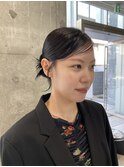 カチモリ/韓国風/タイトアレンジ/お呼ばれアレンジ/タイトバング