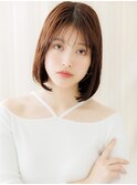 姫カット艶感エアーストレート美髪ワンカールボブZ志木30代40代