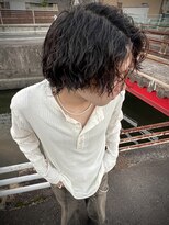 ヘアショップ ホップエム(HAIR SHOP HOP M)&nbsp;センターパート/ツイストスパイラルパーマ