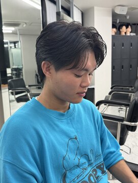 ハイプ 三宮(HYPE) シャドウパーマ/波巻きパーマ/曲がる縮毛矯正/メンズ/メンズ