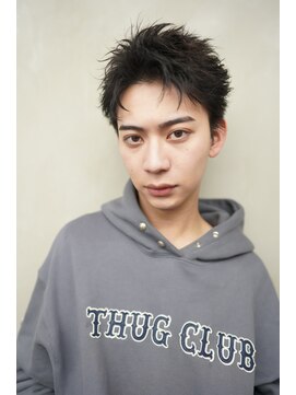 ニコ トウキョウ ロジック(nico TOKYO Logic) 刈り上げアップバングスパイキーショートパーマスパイラルパーマ