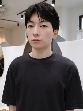 メンズマッシュ/センターパート