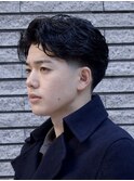 テーパーフェード×フェザーパーマ　バーバー/メンズカット