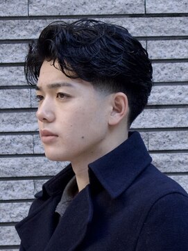 ザバーバー 渋谷(THE BARBER) テーパーフェード×フェザーパーマ　バーバー/メンズカット