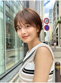＜30.40.50代＞大人似合わせショートx透明感カラー