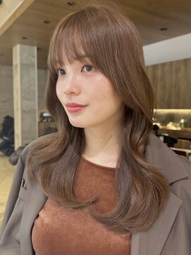 グランド(GRAND) セミロング30代40代くびれヘアレイヤー前髪なし前髪あり表参道