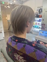 クレア バイ グレープバイン 金沢文庫(CLAIRE by GRAPEVINES)&nbsp;メンズウルフカットホワイトベージュ